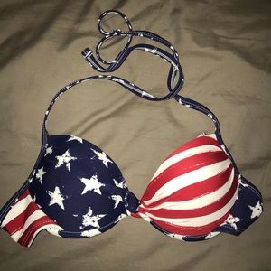 American flag bikini top